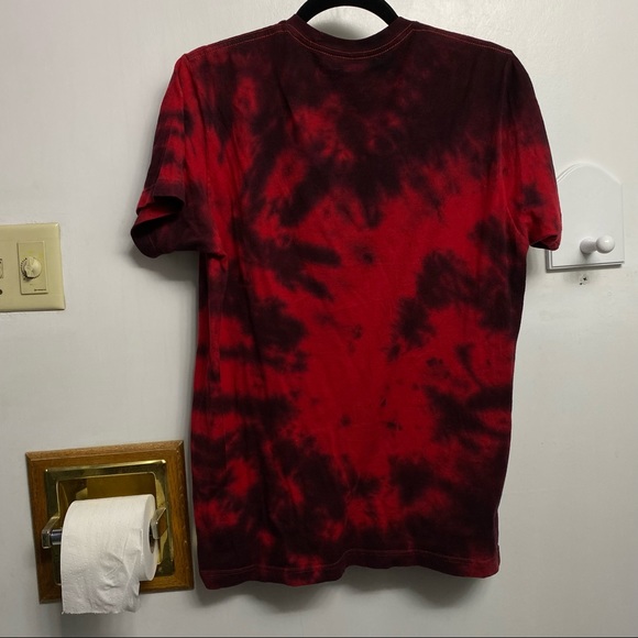 🖤5/$20 Black & Red Tie Dye Stay Cool Graphic Tee - Picture 4 of 6